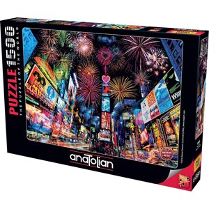 Anatolian (4545) - "New York Nachtleben" - 1500 Teile Puzzle