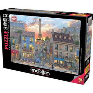 Anatolian (4910) - Dominic Davison: "In den Straßen von Paris" - 3000 Teile Puzzle