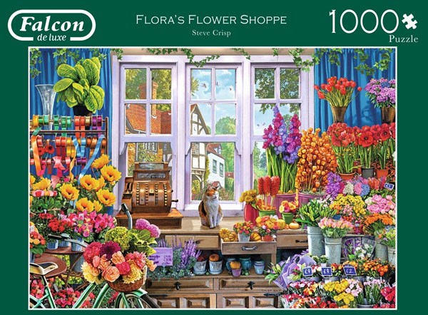 Falcon (11196) - "Floras Flower Shoppe" - 1000 Teile Puzzle