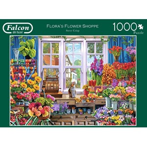 Falcon (11196) - "Floras Flower Shoppe" - 1000 Teile Puzzle