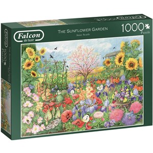 Falcon (11224) - Anne Searle: "The Sunflower Garden" - 1000 Teile Puzzle