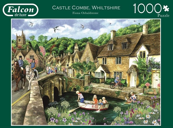 Falcon (11233) - Fiona Osbaldstone: "Englisches Dorf" - 1000 Teile Puzzle