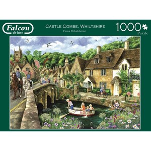 Falcon (11233) - Fiona Osbaldstone: "Englisches Dorf" - 1000 Teile Puzzle