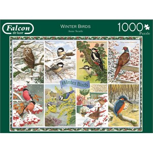 Falcon (11234) - Anne Searle: "Winter Birds" - 1000 Teile Puzzle