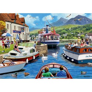 Falcon (11241) - Kevin Walsh: "A Day on The River" - 1000 Teile Puzzle