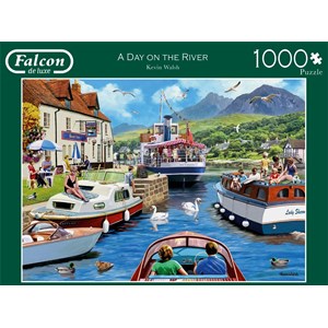 Falcon (11241) - Kevin Walsh: "A Day on The River" - 1000 Teile Puzzle