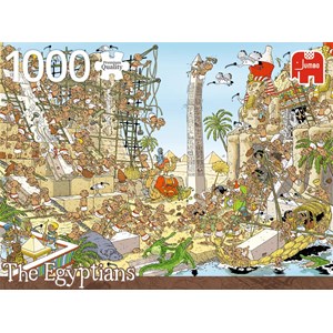 Jumbo (18512) - "Die Ägypter" - 1000 Teile Puzzle