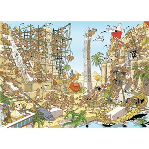 Jumbo (18512) - "Die Ägypter" - 1000 Teile Puzzle