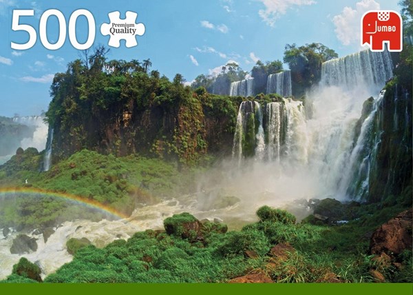 Jumbo (18522) - "Iguazu Wasserfälle" - 500 Teile Puzzle