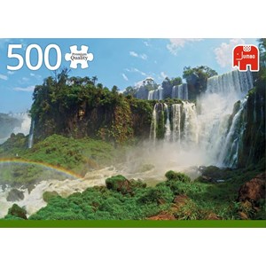 Jumbo (18522) - "Iguazu Wasserfälle" - 500 Teile Puzzle