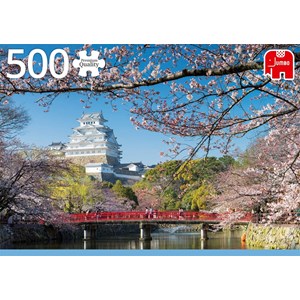 Jumbo (18805) - "Himeji-Schloss in Japan" - 500 Teile Puzzle