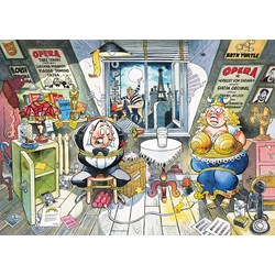 Jumbo (19168) - "Wasgij Retro Mystery 3 - Drama in der Oper!" - 1000 Teile Puzzle