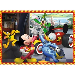 Jumbo (19673) - "Mickey Mouse and The Roadster Racers" - 50 Teile Puzzle