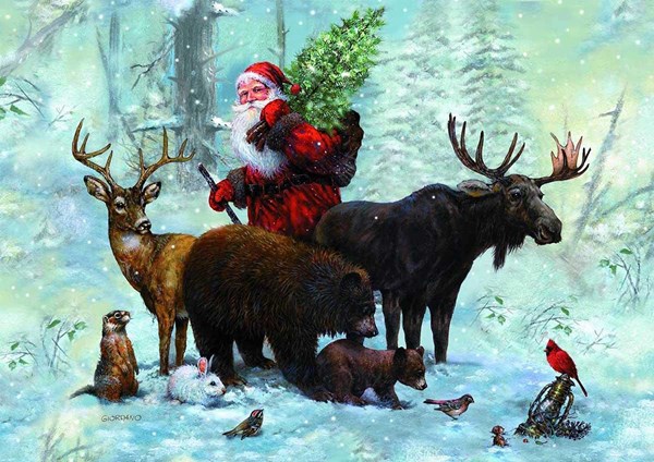 Piatnik (5515) - "Santa's Team" - 1000 Teile Puzzle