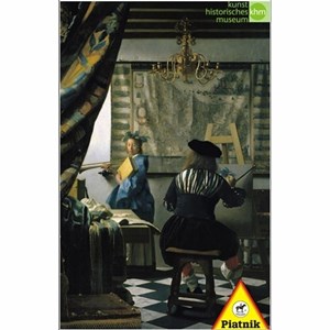 Piatnik (5640) - Johannes Vermeer: "Die Malkunst" - 1000 Teile Puzzle