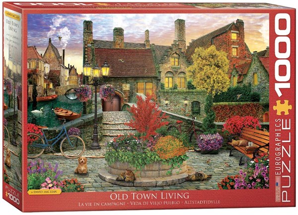 Eurographics (6000-5531) - David McLean: "Old Town Living" - 1000 Teile Puzzle