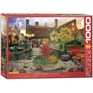 Eurographics (6000-5531) - David McLean: "Old Town Living" - 1000 Teile Puzzle