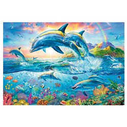 Trefl (26162) - "Dolphin Family" - 1500 Teile Puzzle