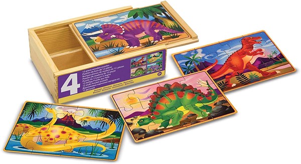 Melissa and Doug (13791) - "Dinosaur" - 12 Teile Puzzle