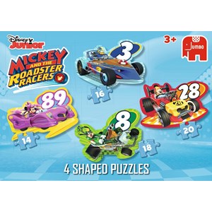 Jumbo (19671) - "Disney, Mickey and the Roadster Racers" - 14 16 18 20 Teile Puzzle