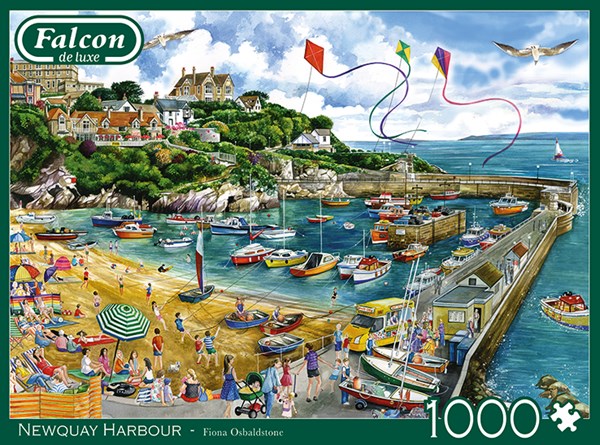 Falcon (11290) - Fiona Osbaldstone: "Hafen von Newquay" - 1000 Teile Puzzle