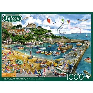 Falcon (11290) - Fiona Osbaldstone: "Hafen von Newquay" - 1000 Teile Puzzle