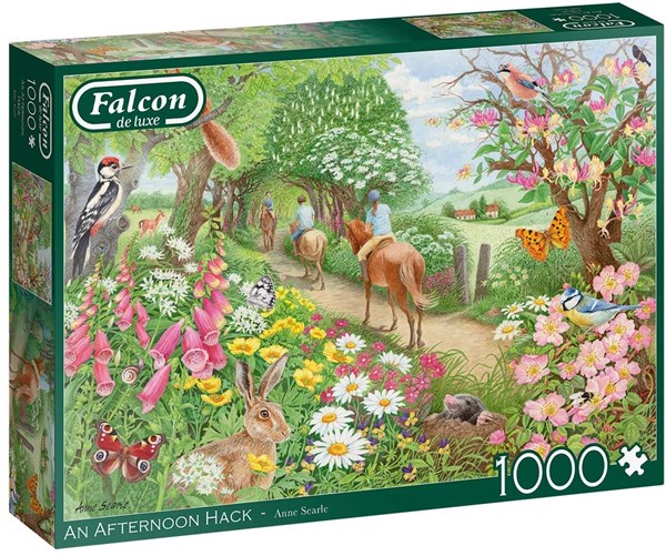 Falcon (11288) - Anne Searle: "An Afternoon Hack" - 1000 Teile Puzzle