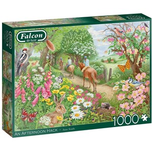 Falcon (11288) - Anne Searle: "An Afternoon Hack" - 1000 Teile Puzzle