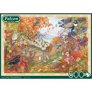 Falcon (11270) - Anne Searle: "Herbsthedgerow" - 500 Teile Puzzle
