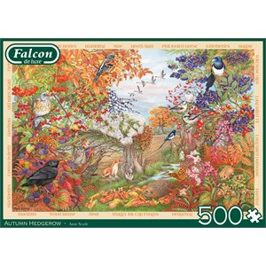 Falcon (11270) - Anne Searle: "Herbsthedgerow" - 500 Teile Puzzle