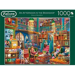 Falcon (11267) - Eduard Shlyakhtin: "Afternoon at The Bookshop" - 1000 Teile Puzzle