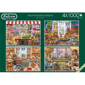 Falcon (11249) - Steve Crisp: "Your Favourite Shops" - 1000 Teile Puzzle