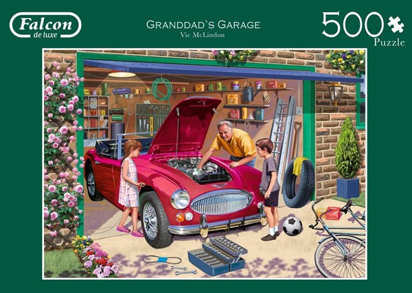 Falcon (11209) - Victor McLindon: "Grandad's Garage" - 500 Teile Puzzle