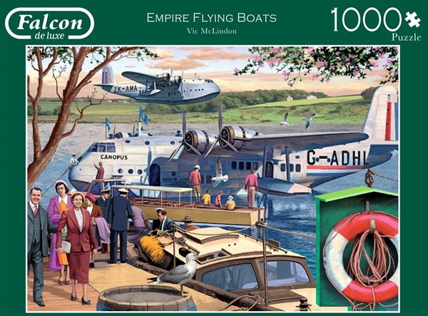 Falcon (11194) - Victor McLindon: "Flugzeuge am See" - 1000 Teile Puzzle