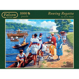 Falcon (11076) - "Rowing Regatta" - 1000 Teile Puzzle