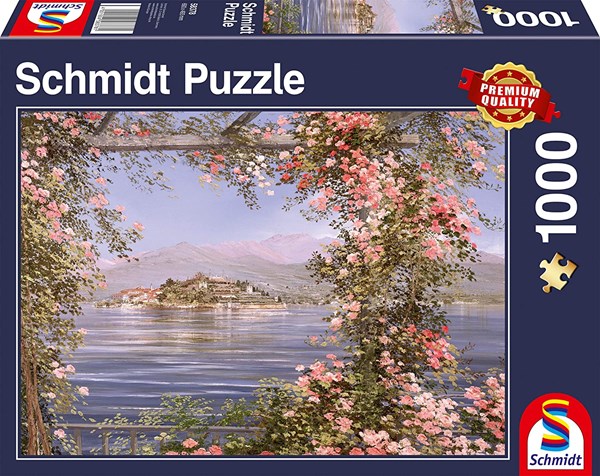 Schmidt Spiele (58378) - "Insel im Mittelmeer" - 1000 Teile Puzzle