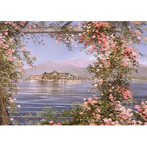 Schmidt Spiele (58378) - "Insel im Mittelmeer" - 1000 Teile Puzzle