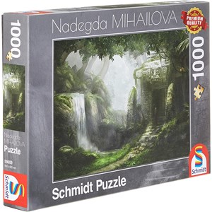 Schmidt Spiele (59609) - Nadegda Mihailova: "Mystischer Urwald" - 1000 Teile Puzzle