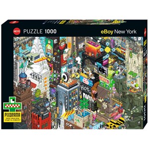 Heye (29914) - eBoy: "New York Quest" - 1000 Teile Puzzle