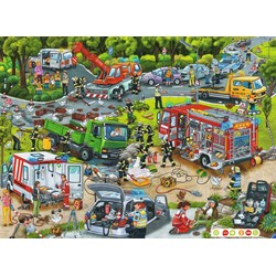 Ravensburger (00554) - "Entdecken, Erleben, im Einsatz" - 100 Teile Puzzle