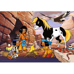 Ravensburger (05069) - "Unterwegs mit Yakari" - 12 Teile Puzzle