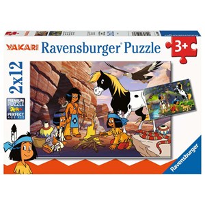 Ravensburger (05069) - "Unterwegs mit Yakari" - 12 Teile Puzzle