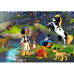 Ravensburger (05069) - "Unterwegs mit Yakari" - 12 Teile Puzzle