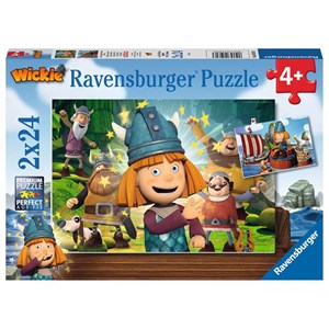 Ravensburger (05070) - "Unser kluges Köpfchen Wickie" - 24 Teile Puzzle