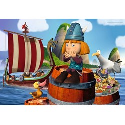 Ravensburger (05070) - "Unser kluges Köpfchen Wickie" - 24 Teile Puzzle