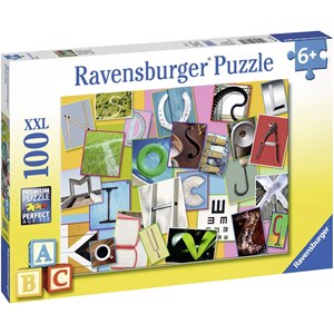 Ravensburger (10761) - "Lustiges Alphabet" - 100 Teile Puzzle