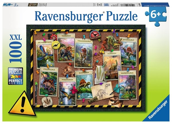 Ravensburger (10868) - "Dinosaurier-Sammlung" - 100 Teile Puzzle