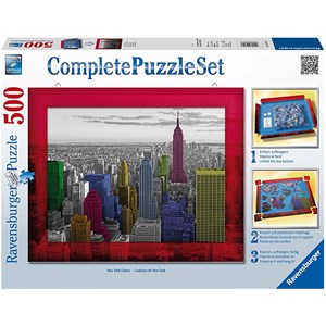 Ravensburger (14894) - "New York Colours" - 500 Teile Puzzle