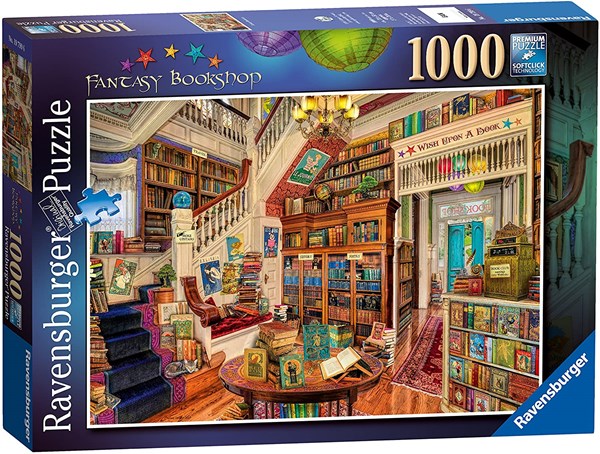Ravensburger (19799) - Aimee Stewart: "The Fantasy Bookshop" - 1000 Teile Puzzle