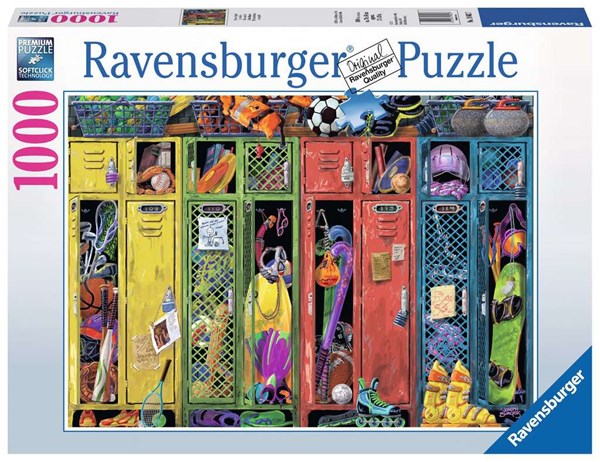 Ravensburger (19862) - "The Locker Room" - 1000 Teile Puzzle